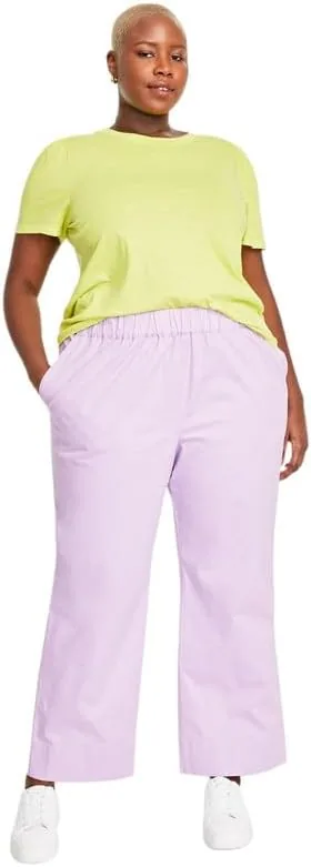 on 34th womens trendy plus size pull on chino pants calla lilac 2x